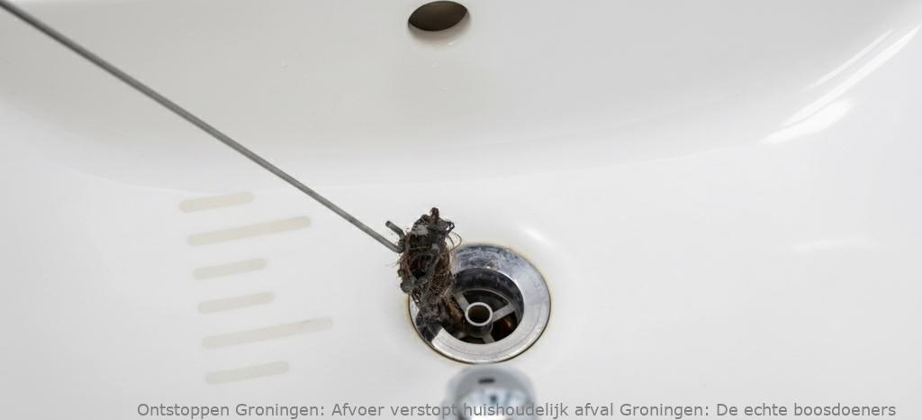 Afvoer verstopt huishoudelijk afval Groningen: De echte boosdoeners