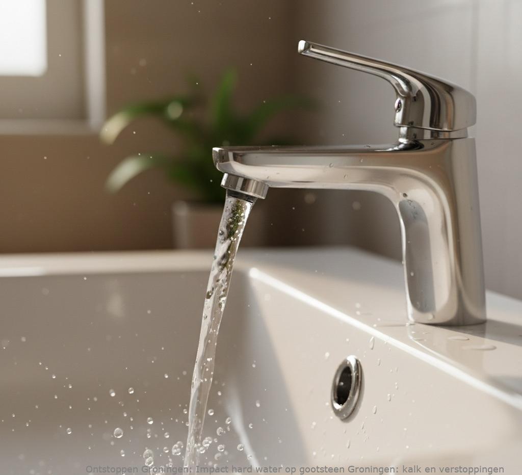 Impact hard water op gootsteen Groningen: kalk en verstoppingen