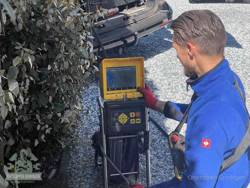 Rioolinspectie met camera in Groningen
