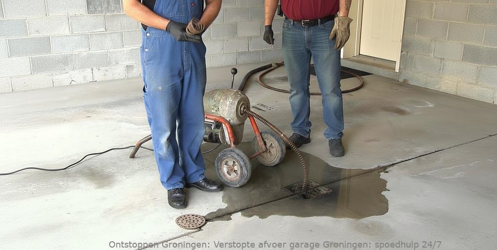 Verstopte afvoer garage Groningen: spoedhulp 24/7